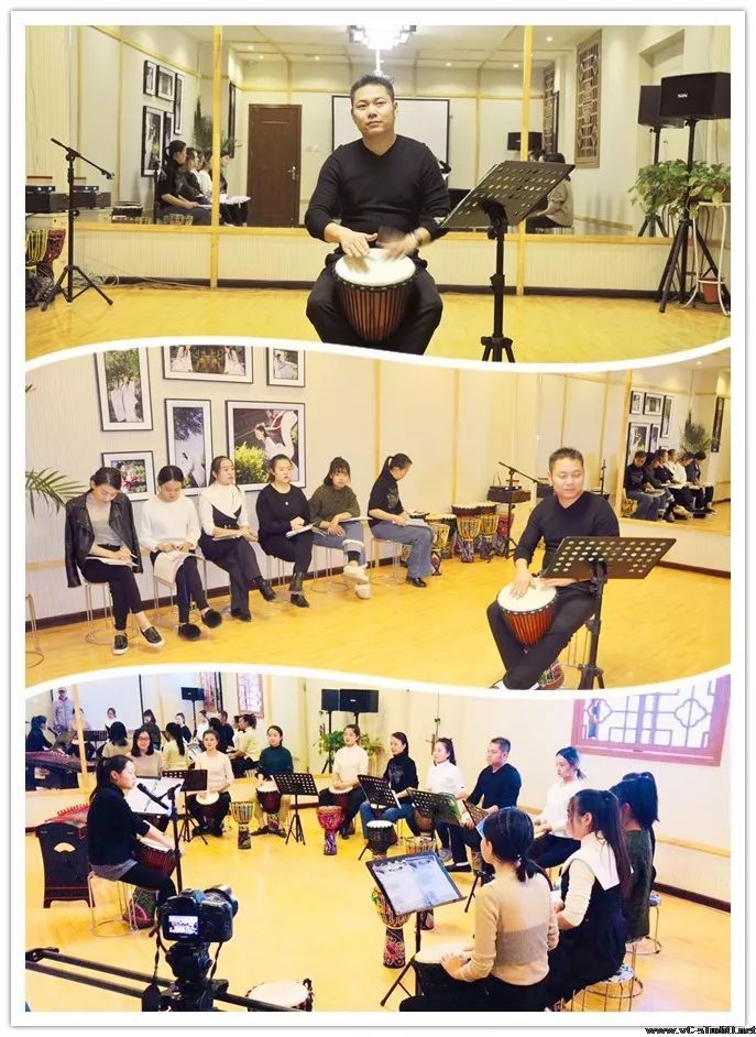陈思思古筝艺术学校非洲鼓成人班开班啦