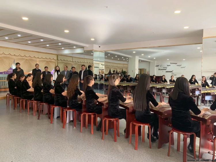 市委统战部主题调研组的陈思思古筝艺校之行