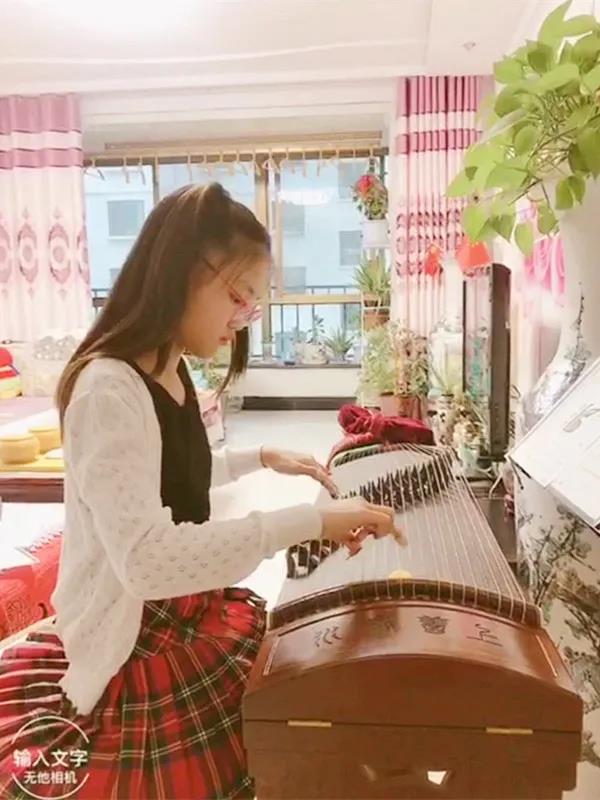 停课不停学，我们在行动——陈思思古筝艺校酒泉总校