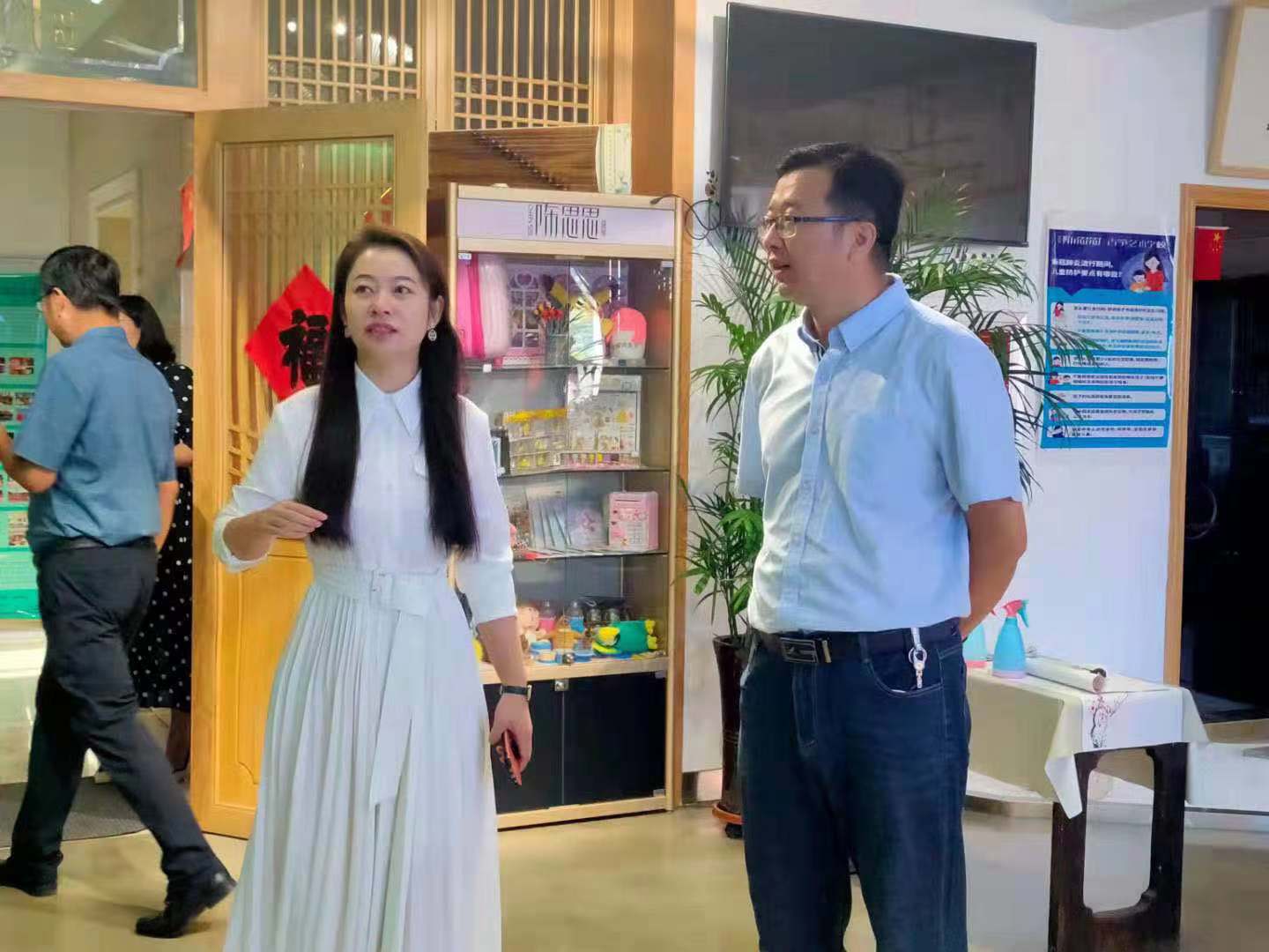 肃州区统战部来我校调研工作