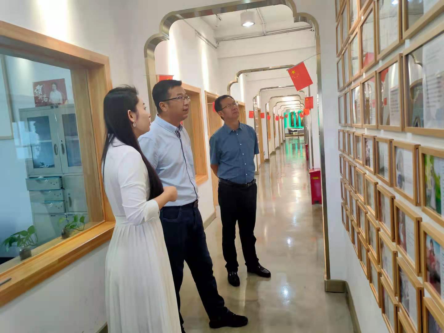 肃州区统战部来我校调研工作